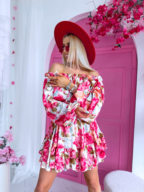 ROYAL RUFFLE комбинезон - розовый